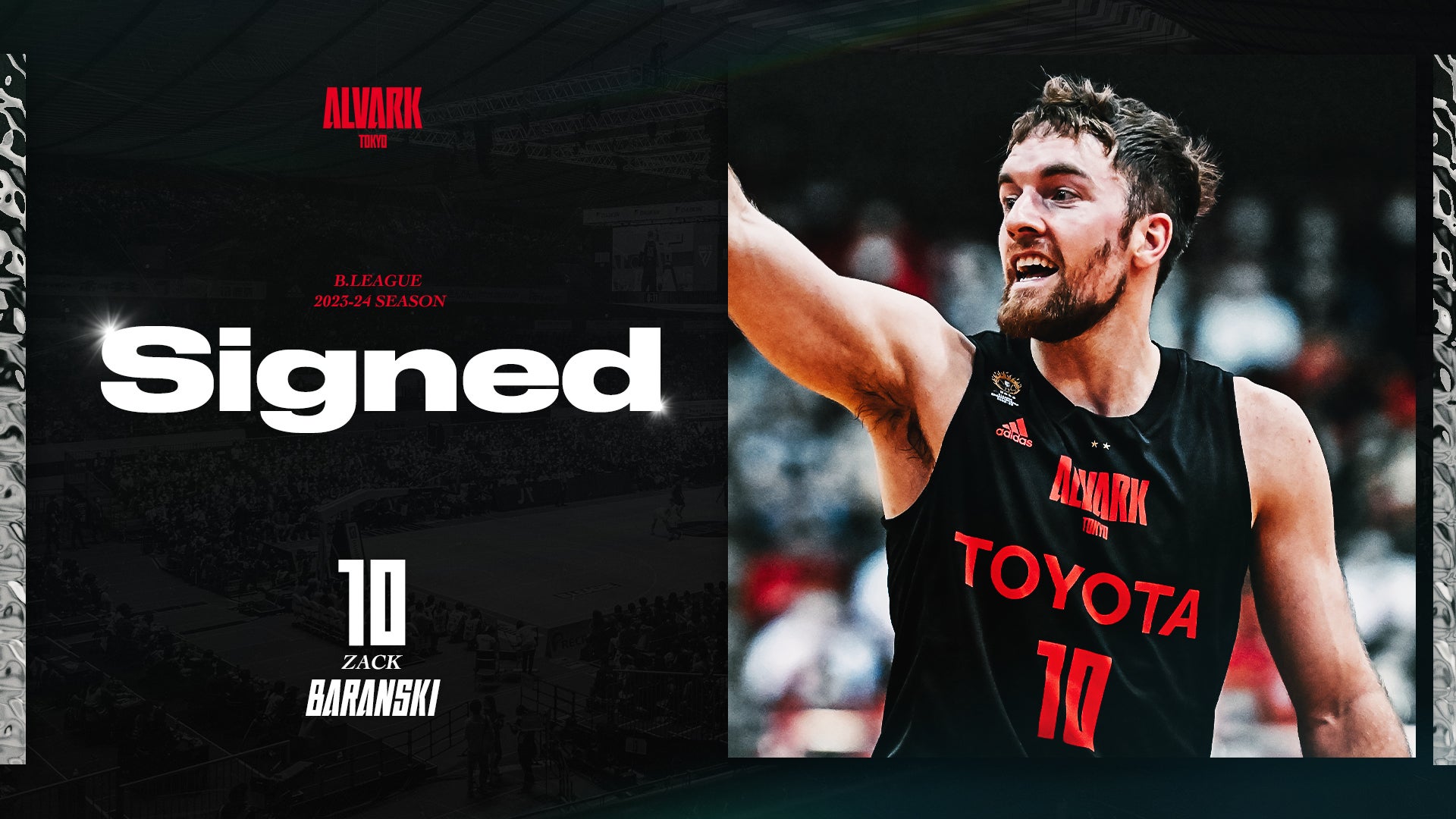 10 ザック・バランスキー選手 2023-24シーズン 選手契約継続のご報告